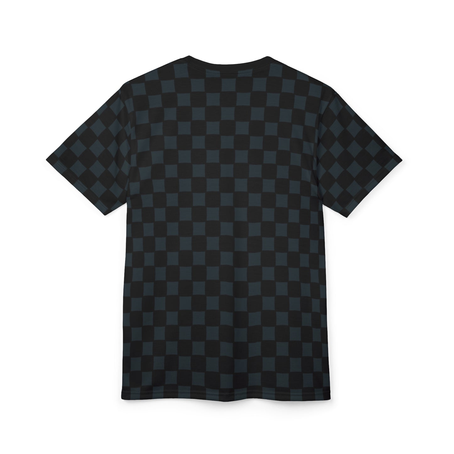 Jet Black Checkered Tee