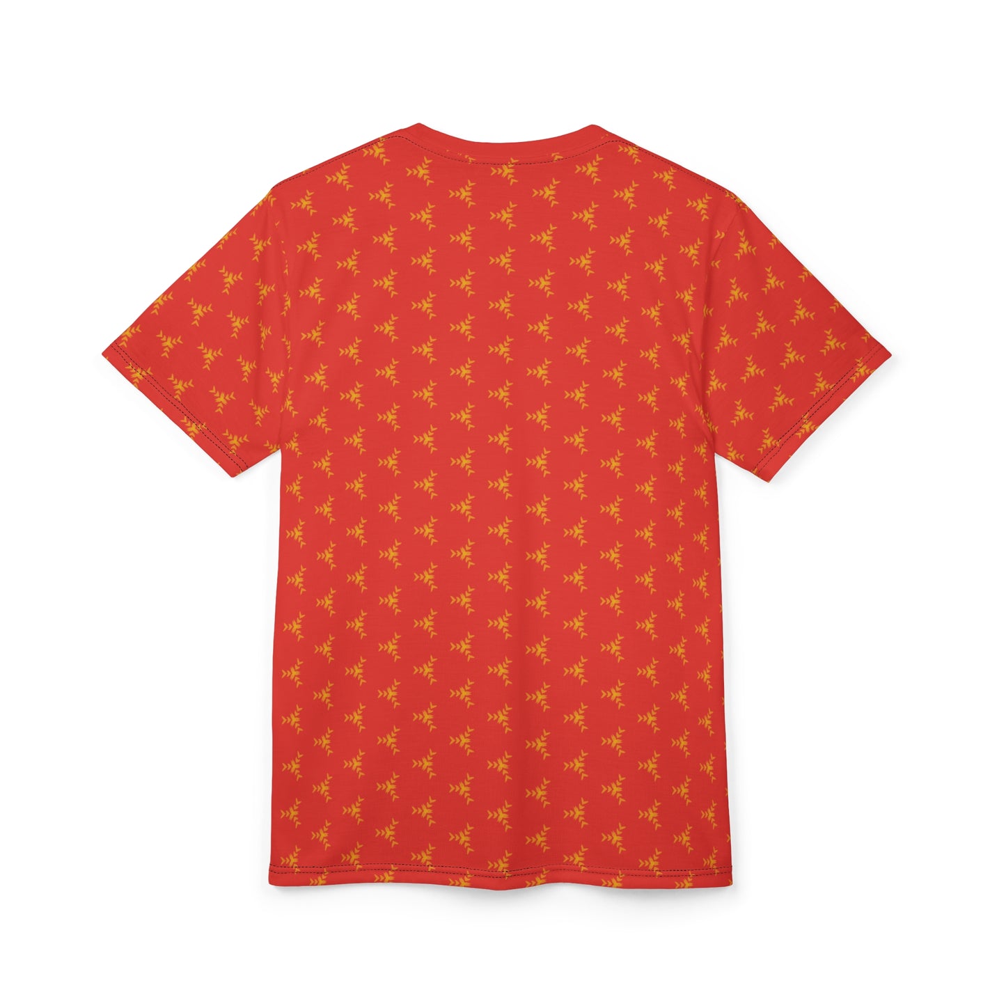 Vermilion Red Yellow Tee