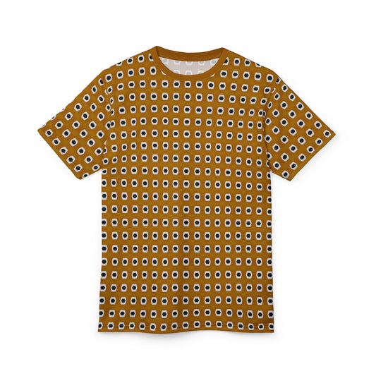 Tiger Brown Checkered Tee