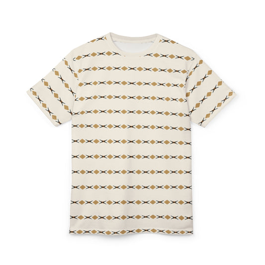 Cross Diamond Striped Tee
