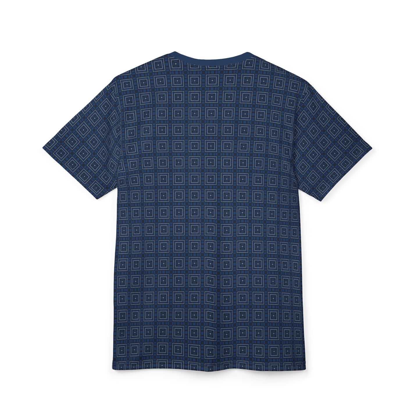 Indigo Dye Checkered Tee
