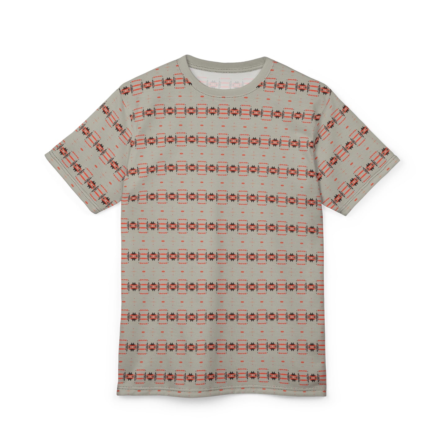 Ash Gray Red Box Tee