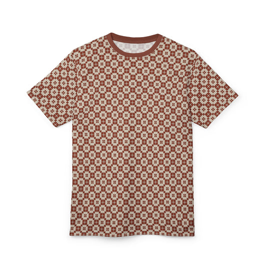 Chestnut Checkered Tee