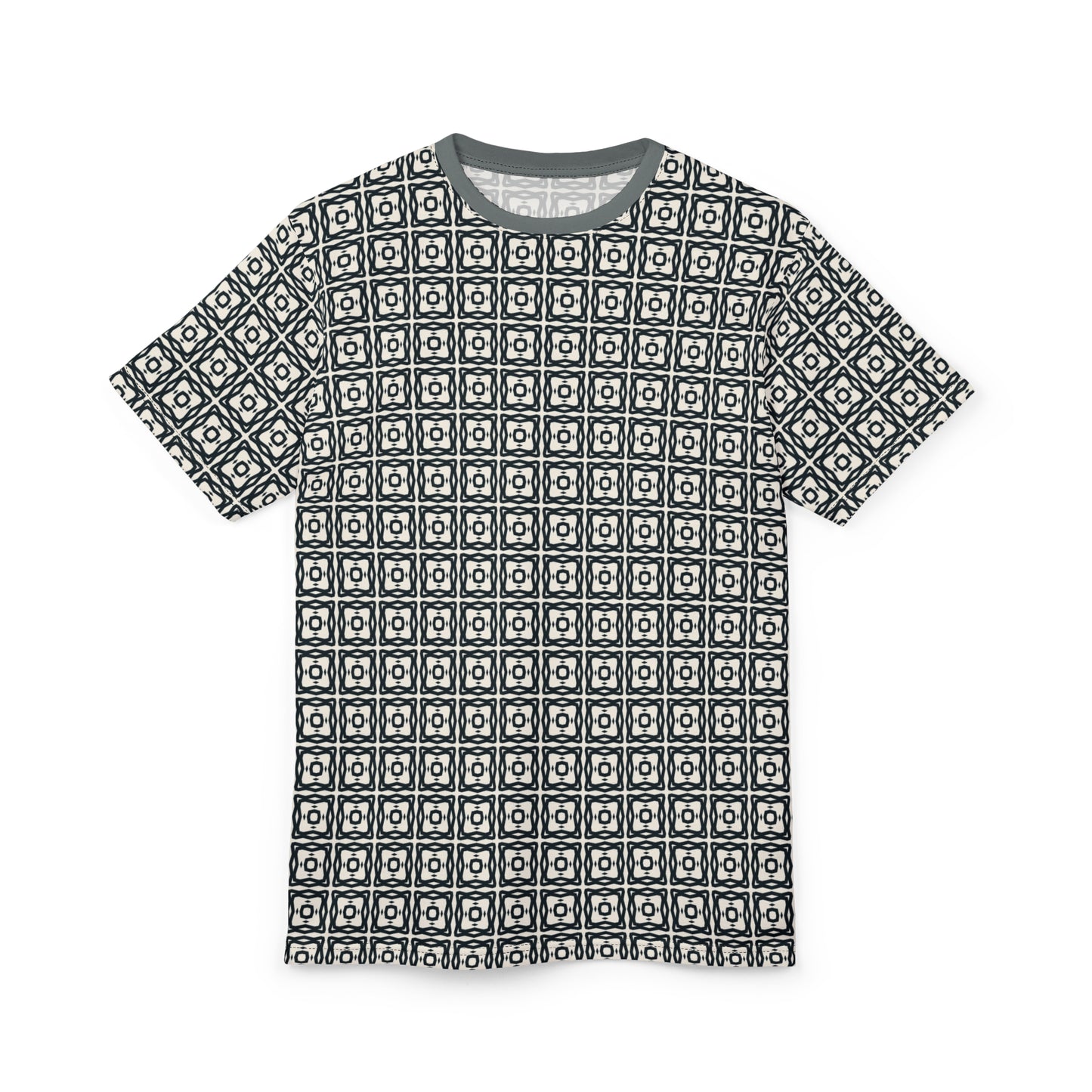 Battleship Gray Checkered Tee