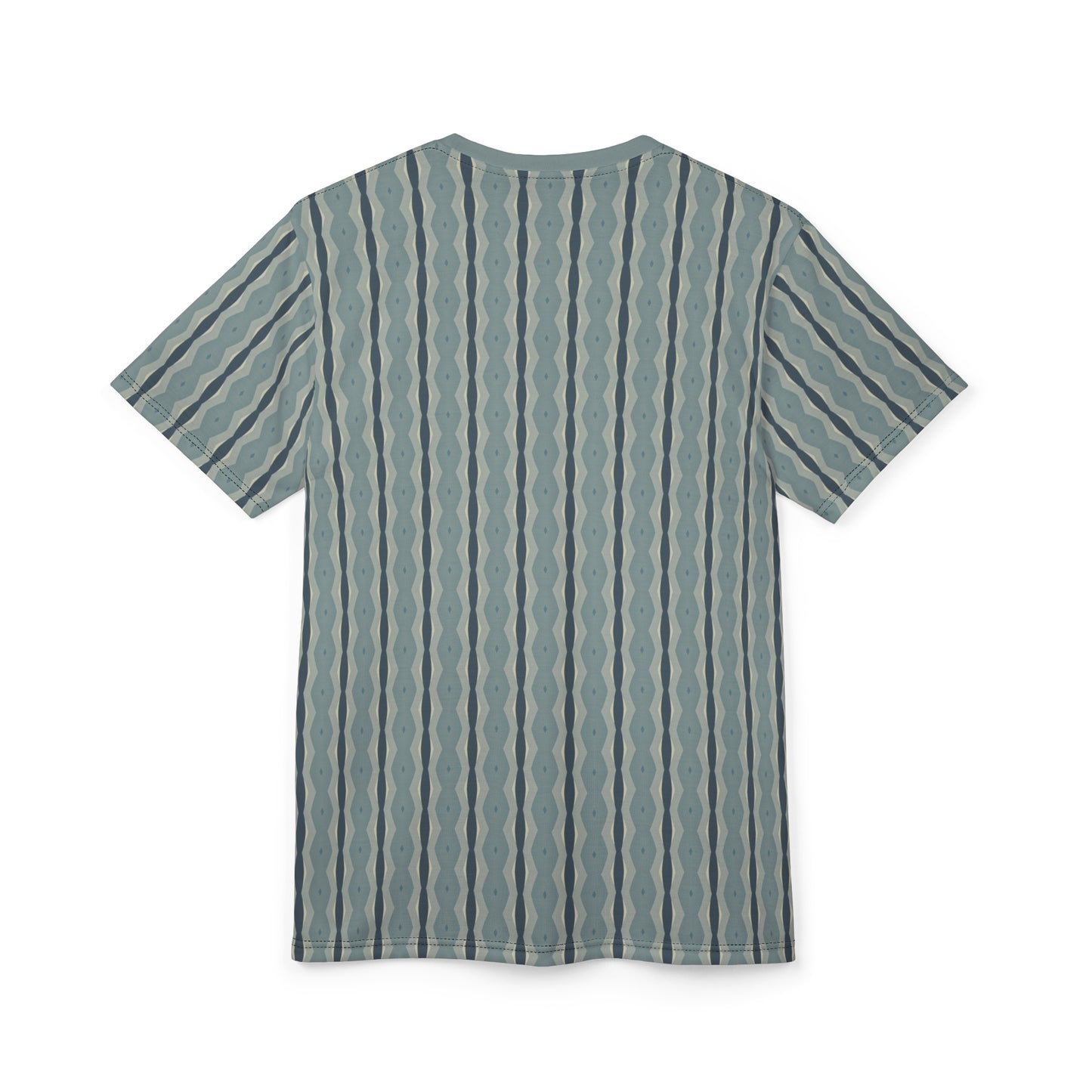 Cadet Gray Striped Tee