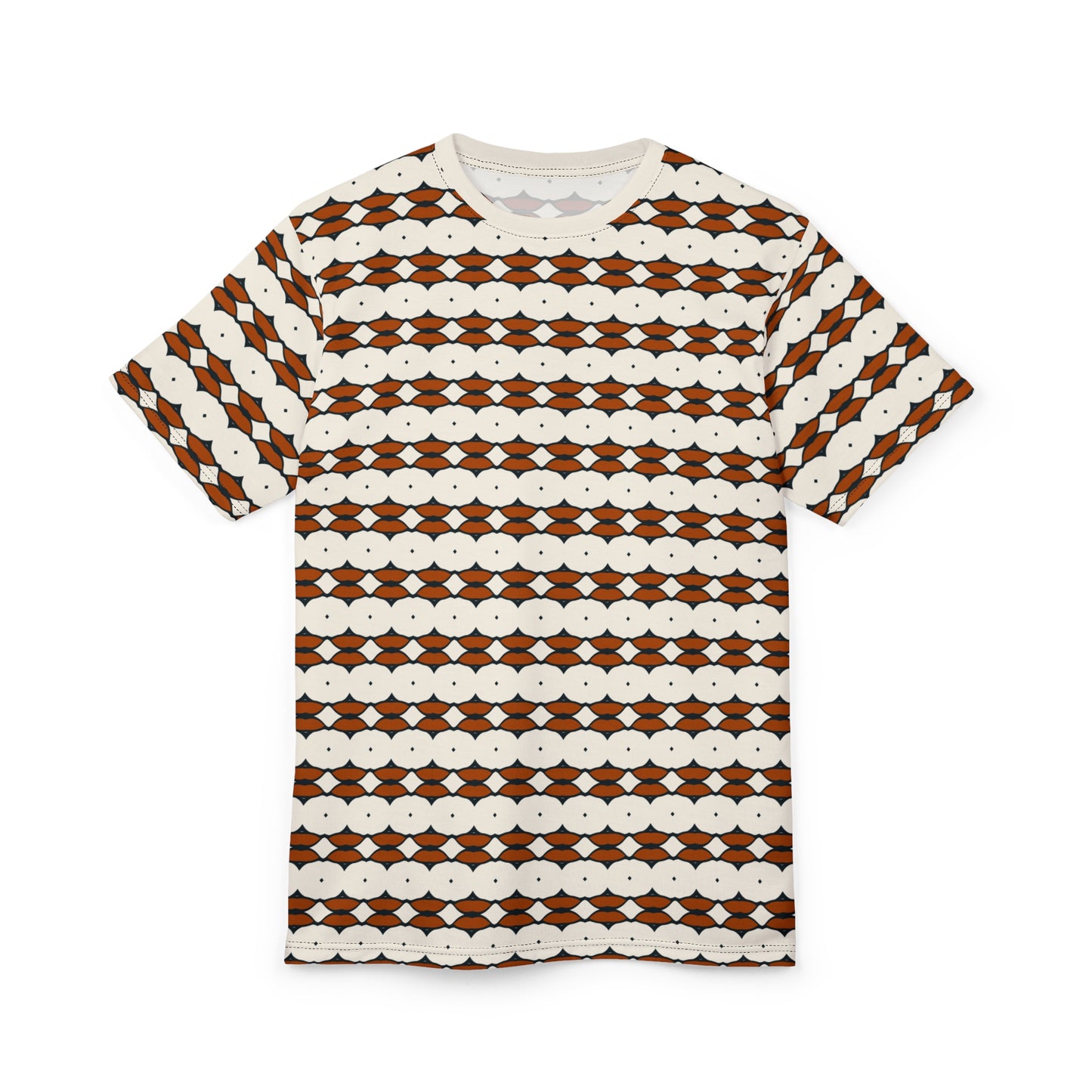 Curved Star Striped Tee