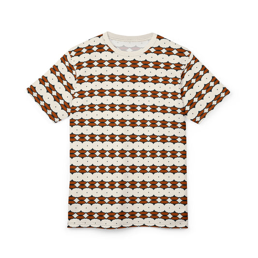Curved Star Striped Tee