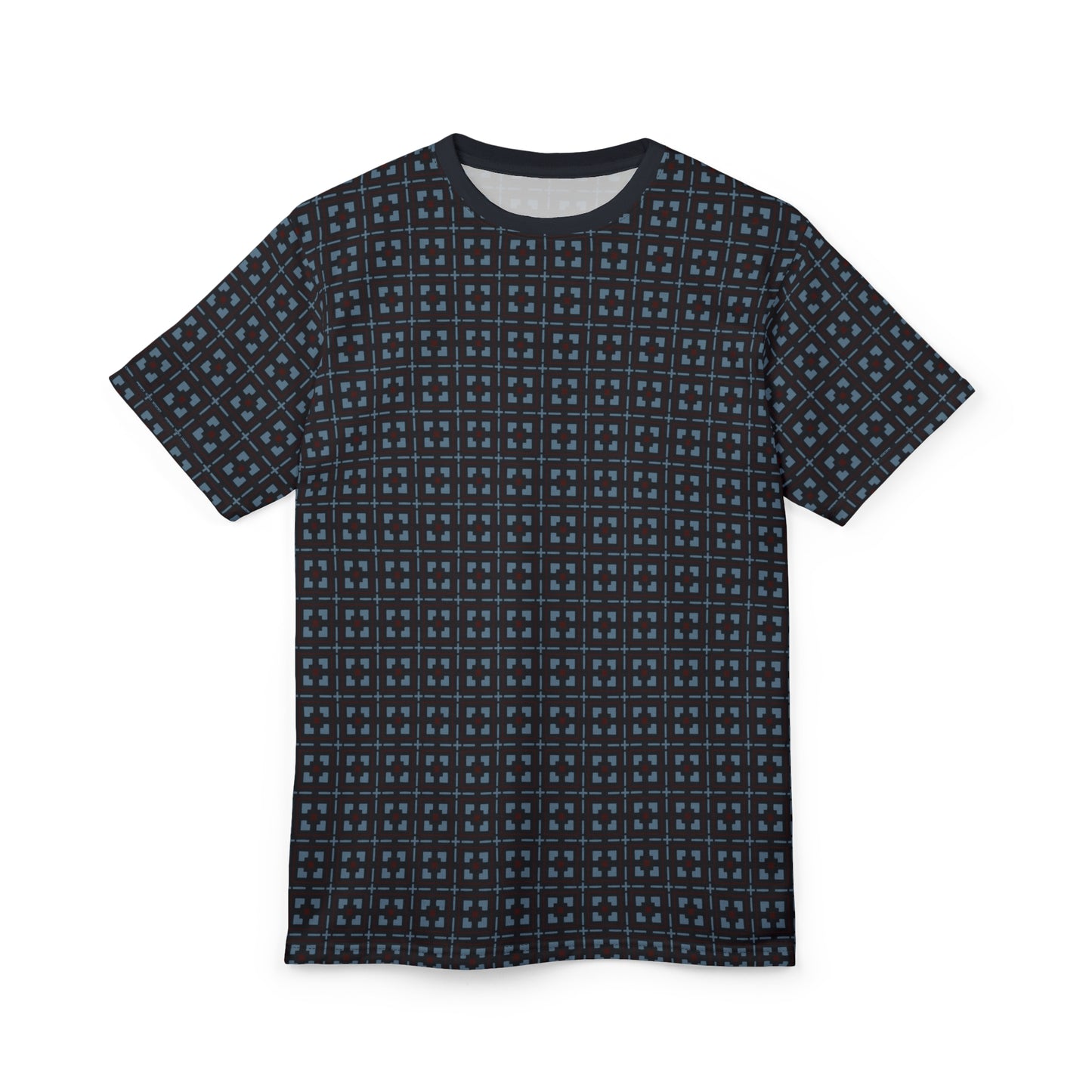 Eerie Black Checkered Tee