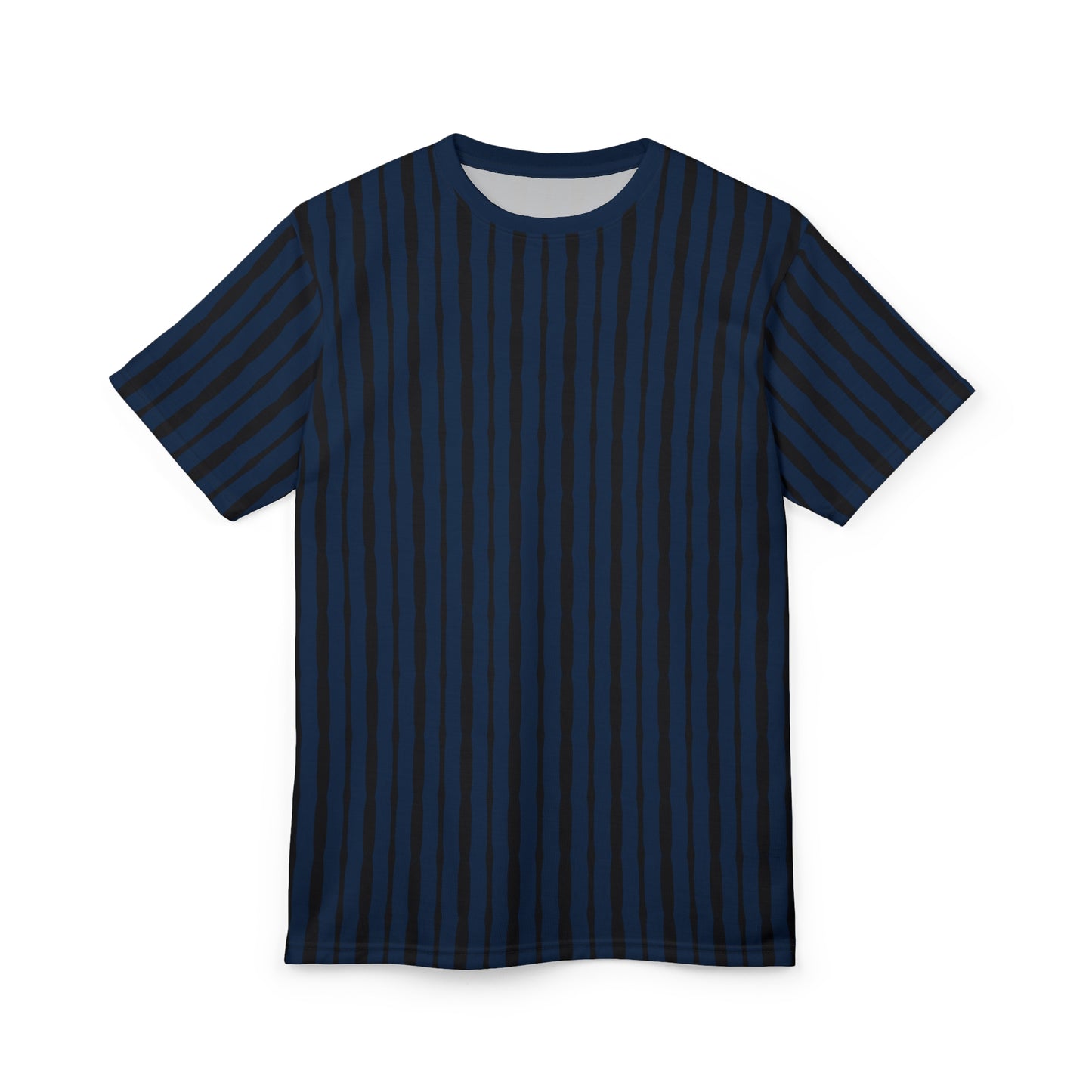 Prussian Blue Striped Tee