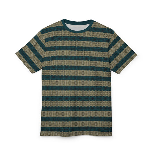 Midnight Green Striped Tee