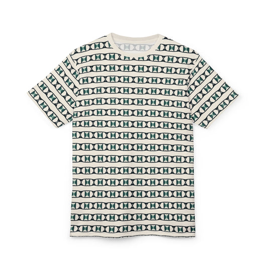 Zomp White Striped Tee