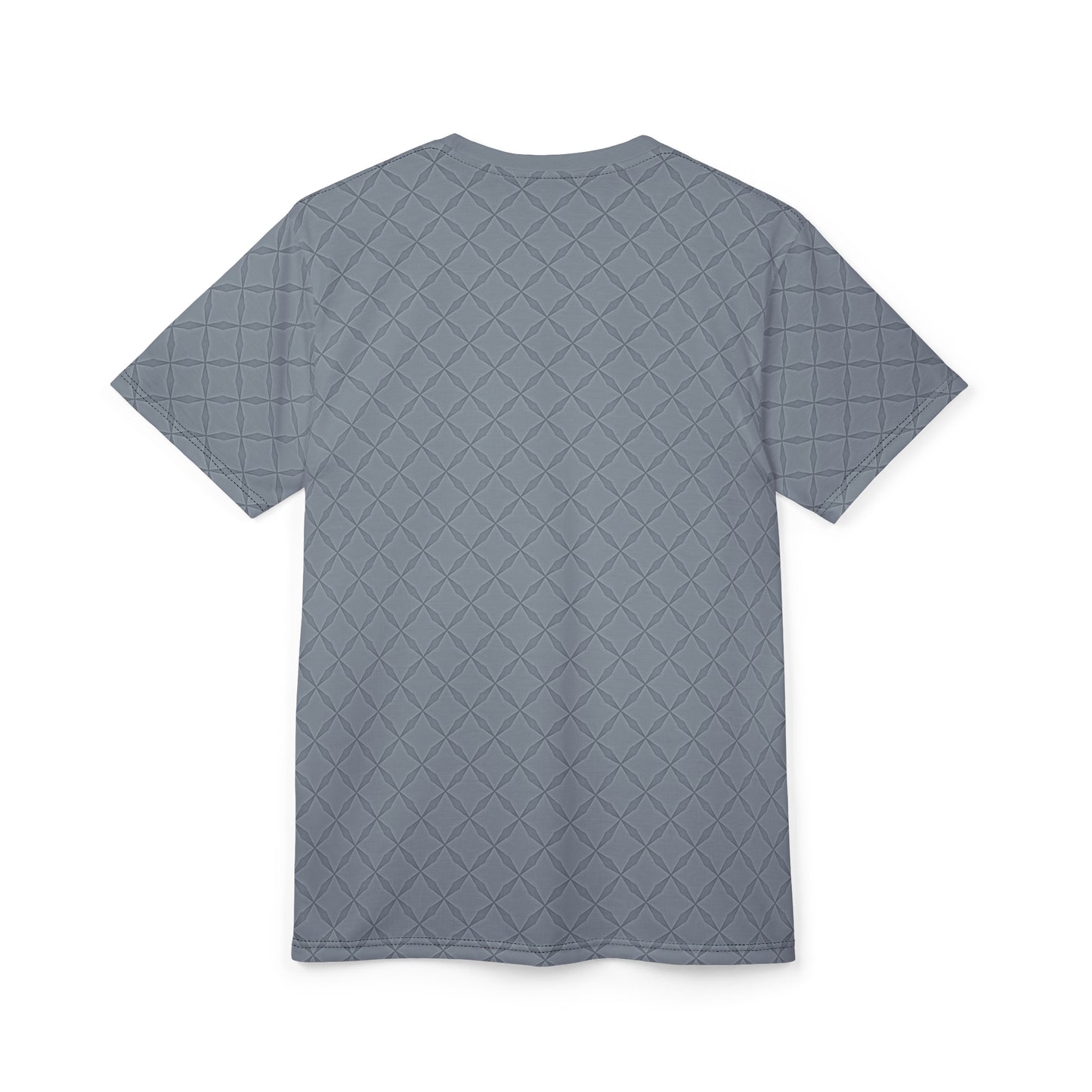 French Gray Checkered Tee