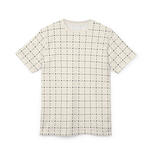 Rich White Checkered Tee