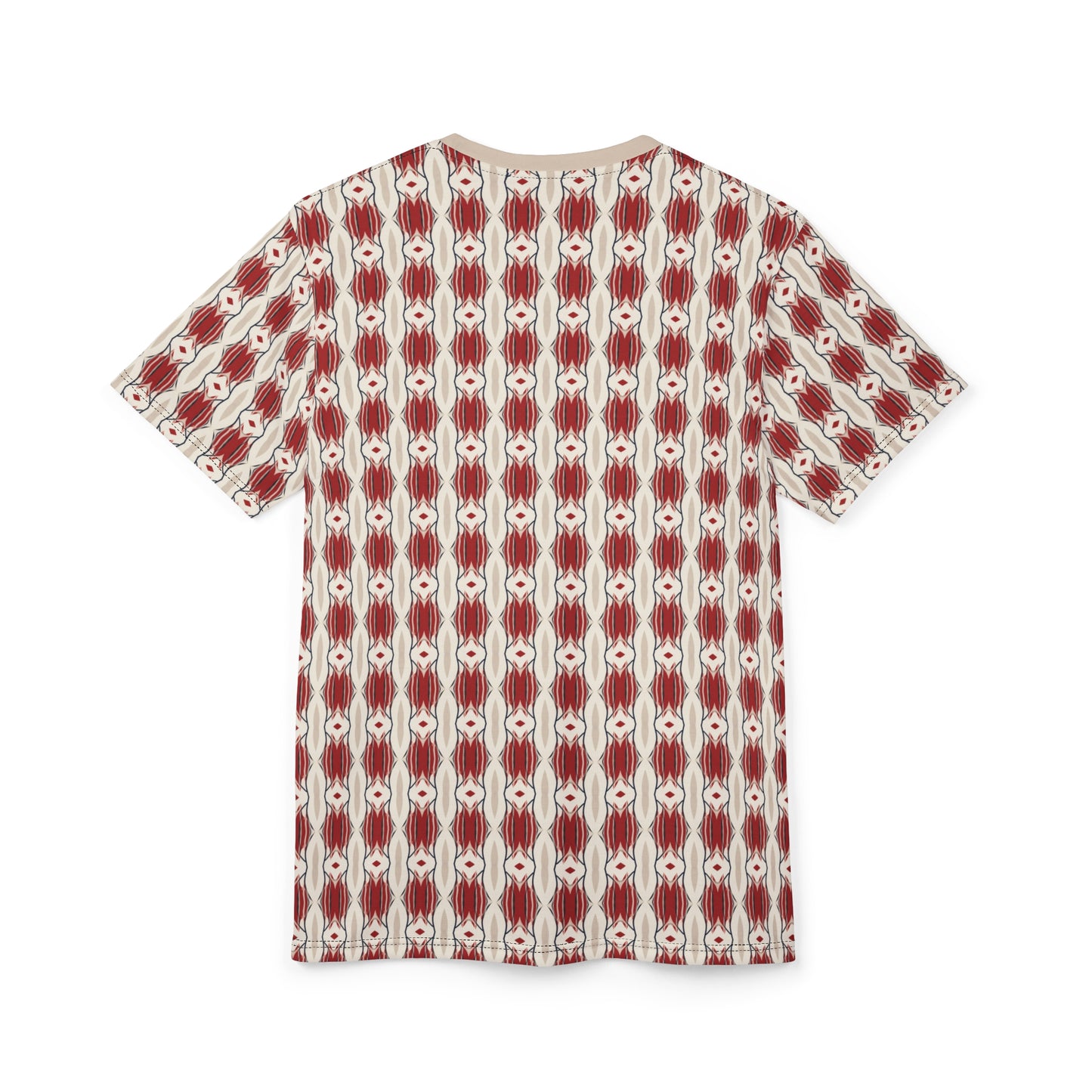 Red Almond Striped Tee