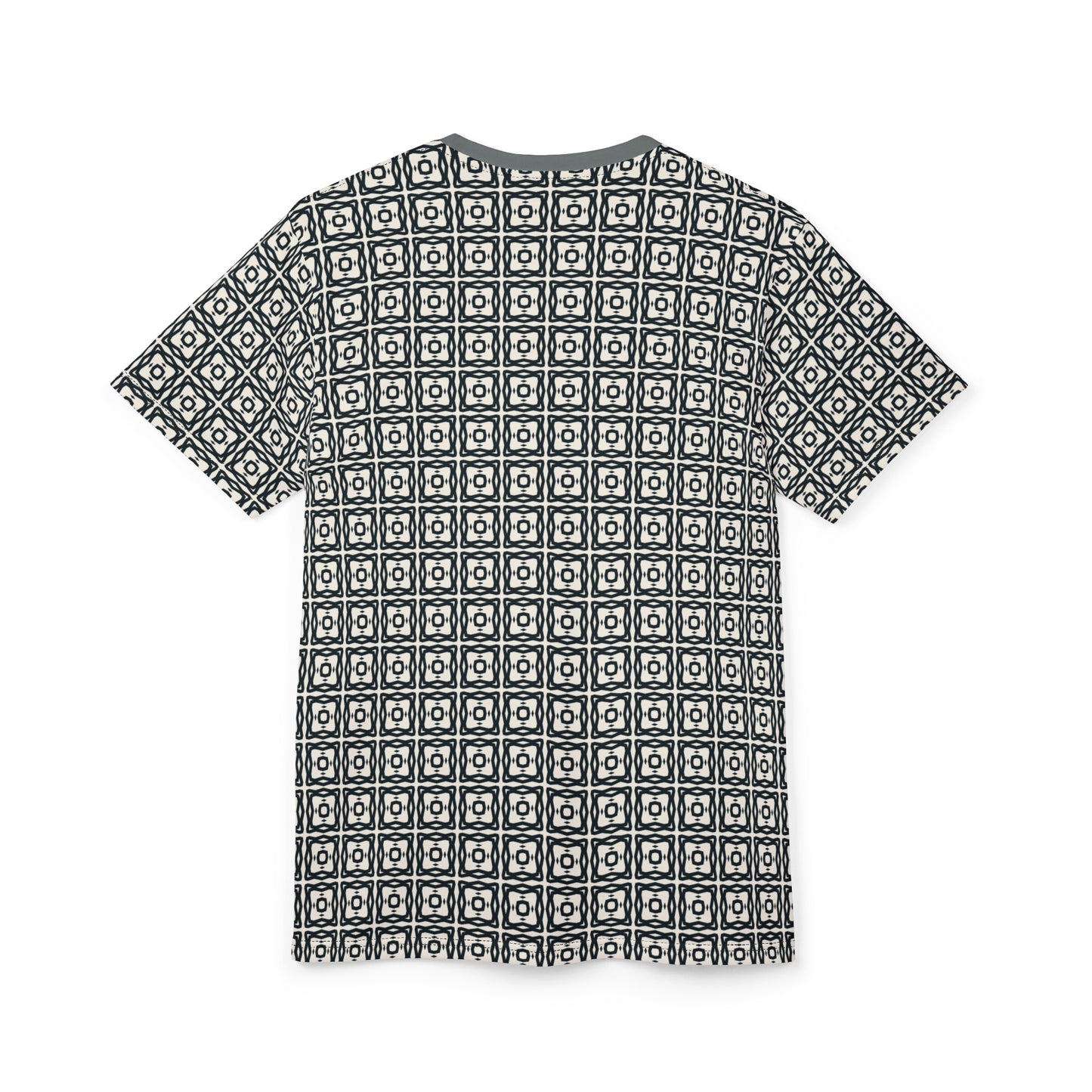 Battleship Gray Checkered Tee